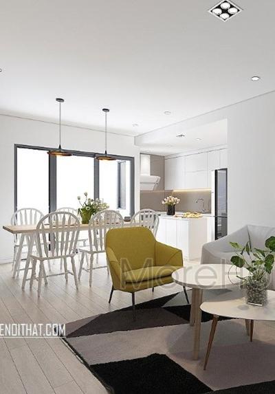  Thiết kế nội thất căn hộ chung cư hiện đại Home City Trung Kính